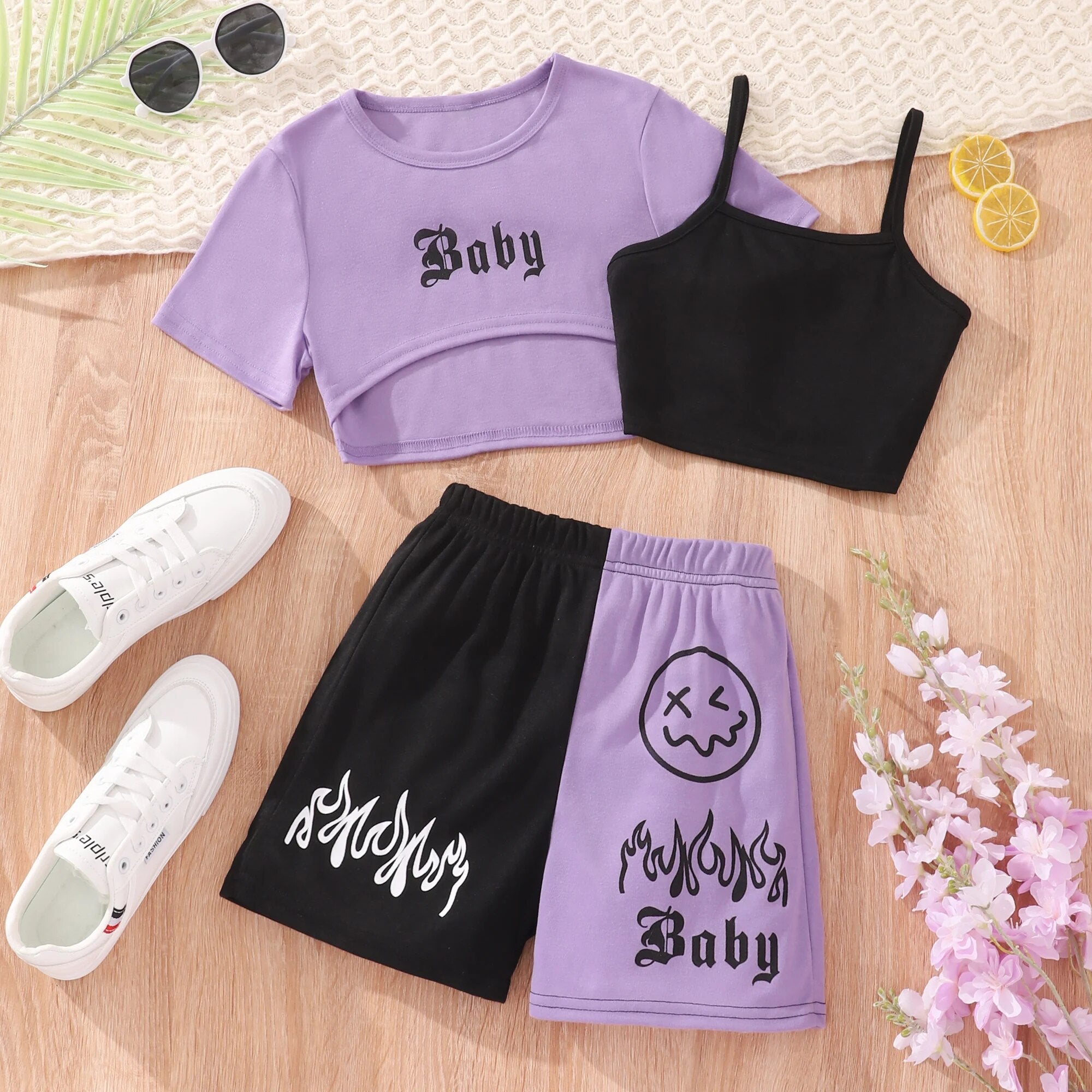 Conjunto Baby Emoji 3Pcs